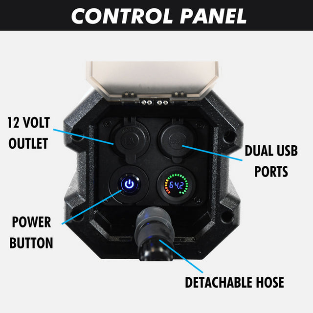 RinseKit Rack Electric Portable Shower