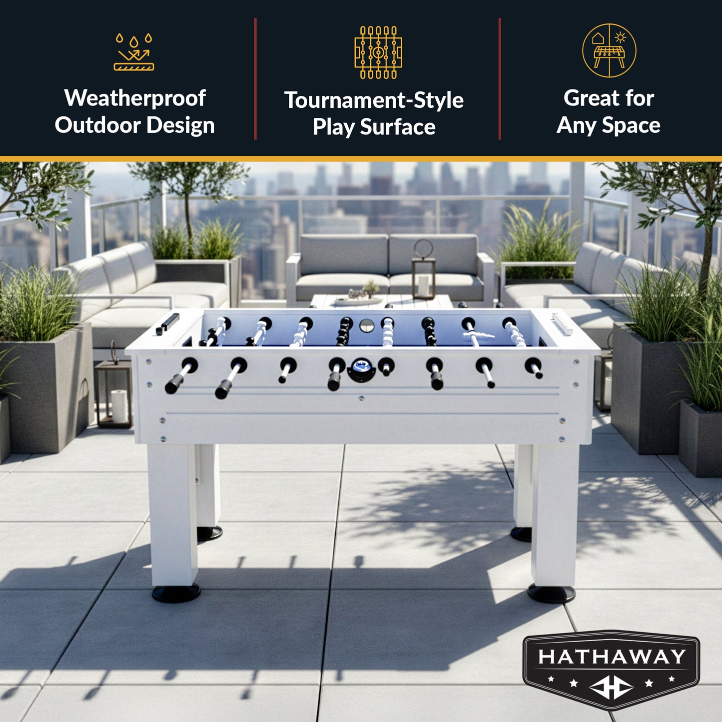 Highlander 55" Outdoor Foosball Table