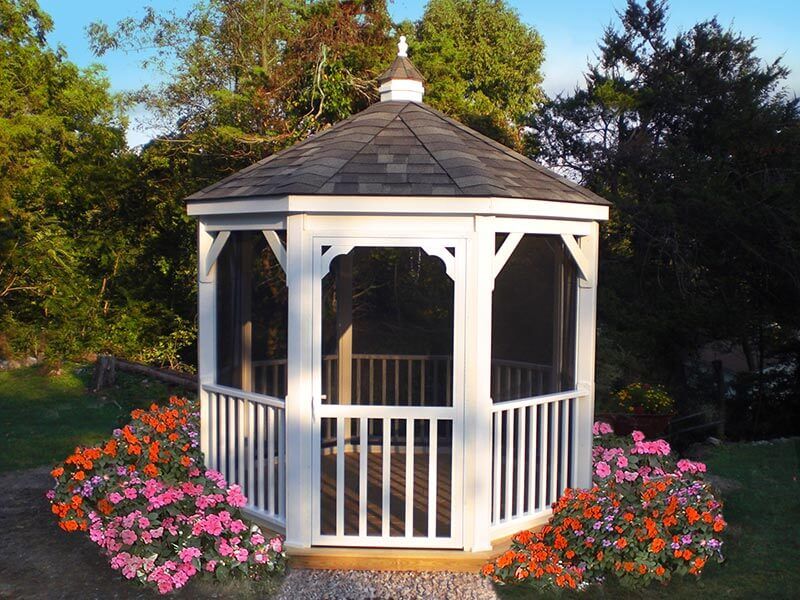 The White Vinyl Gazebo