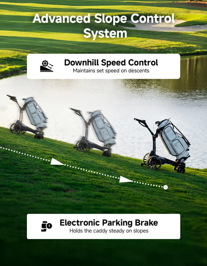 KEMIMOTO ApexR Electric Golf Push Cart