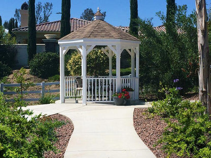 The White Vinyl Gazebo