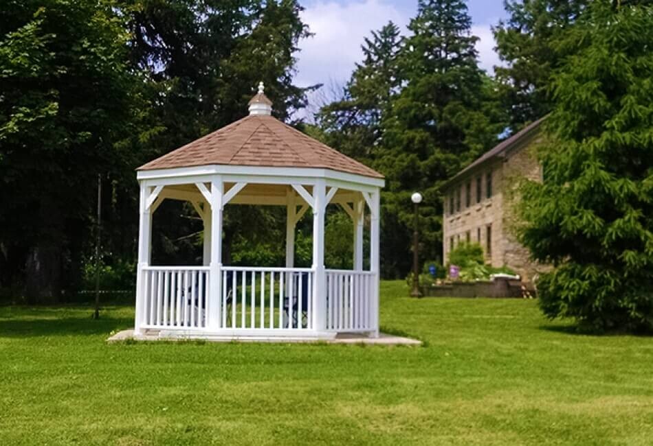 The White Vinyl Gazebo