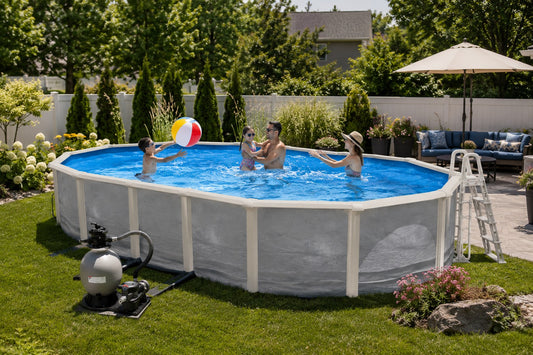 Blue Wave Trinity 18' x 33' Oval Pool
