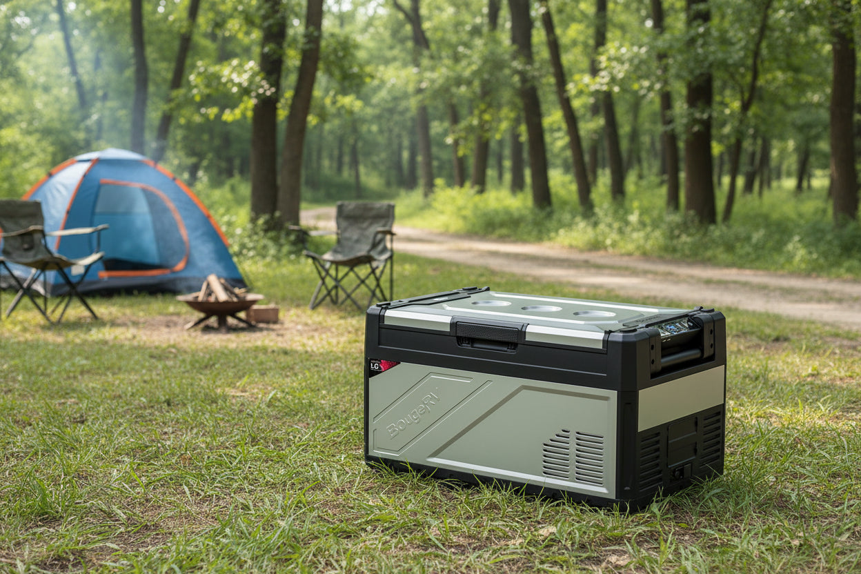 BougeRV Rocky 41QT Fridge + Battery