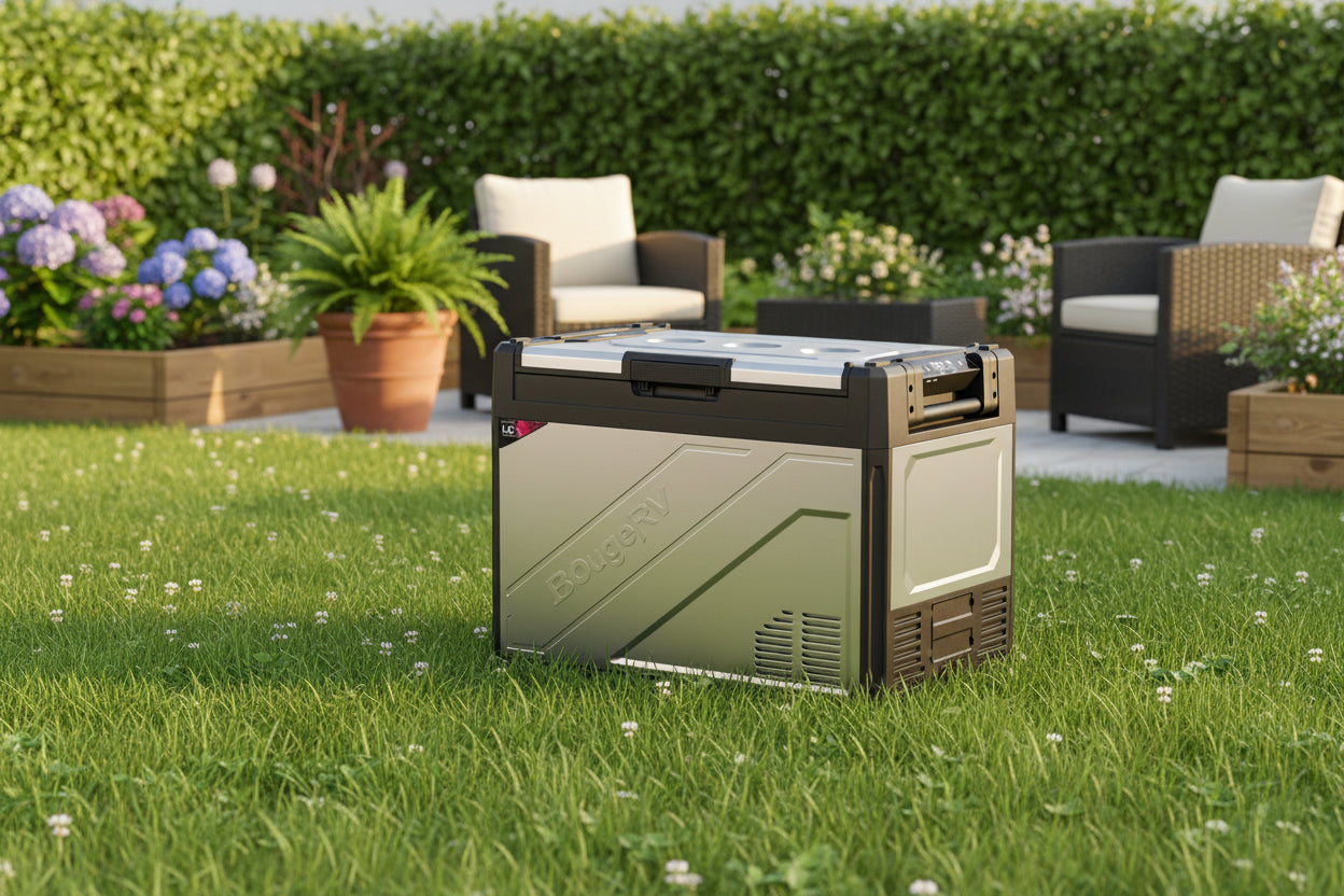 BougeRV Rocky 69QT Fridge + Battery