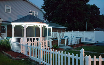 The White Vinyl Gazebo