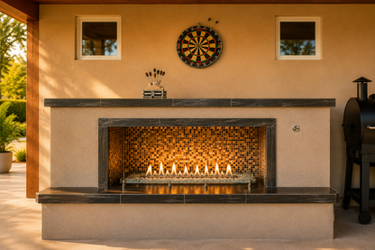 The Entertainer Outdoor Fireplace