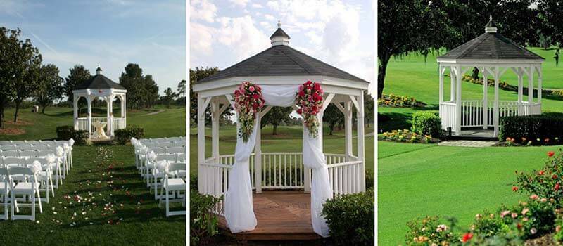 The White Vinyl Gazebo