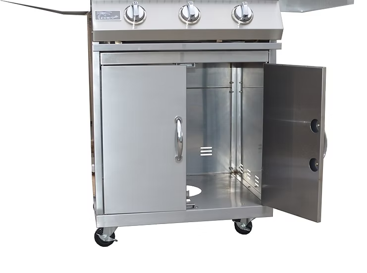 KoKoMo 26" 3 Burner Cart Grill
