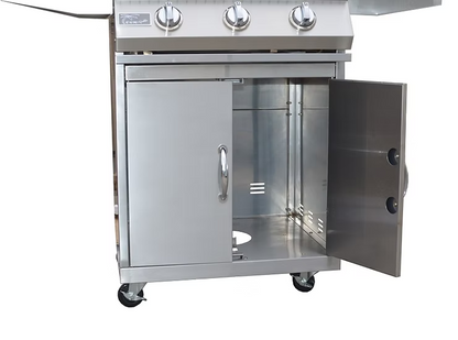 KoKoMo 26" 3 Burner Cart Grill