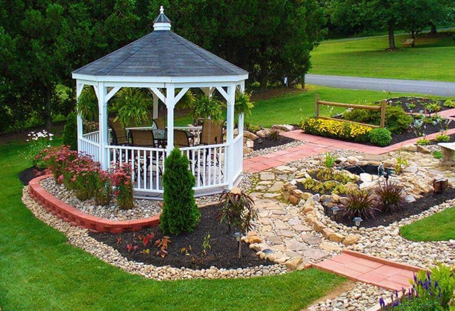 The White Vinyl Gazebo