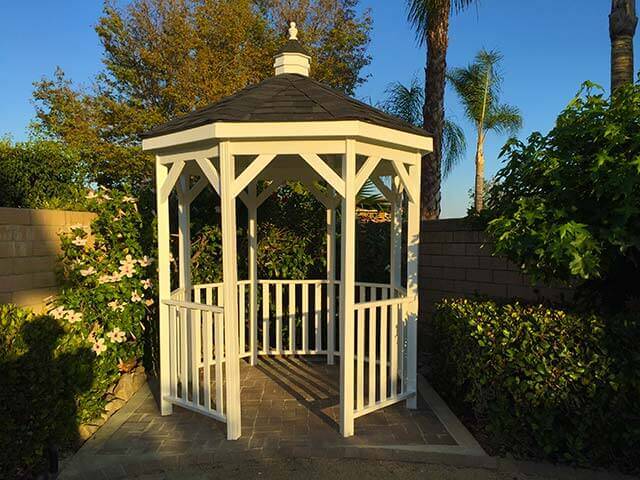 The White Vinyl Gazebo