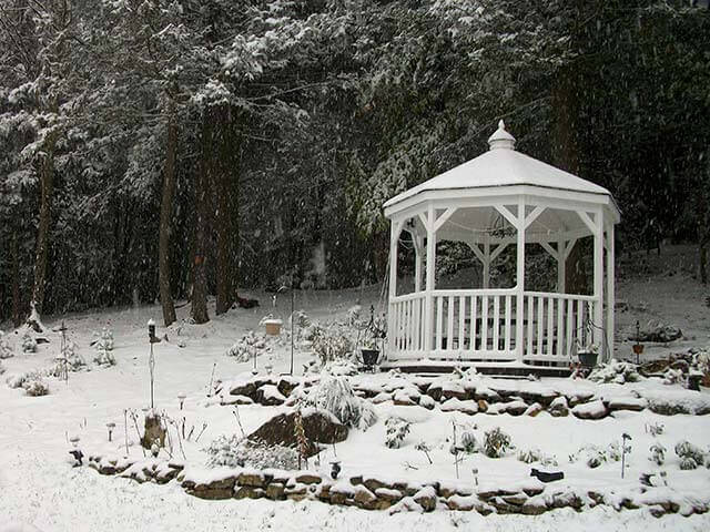 The White Vinyl Gazebo