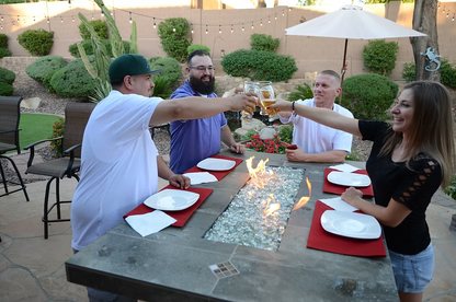 Entertainer Bar Gas Fire Pit Table