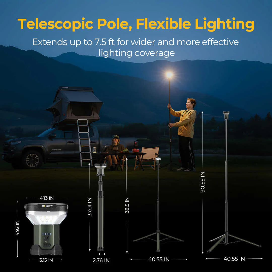 BougeRV Outdoor Camping Telescoping Light