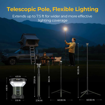 BougeRV Outdoor Camping Telescoping Light