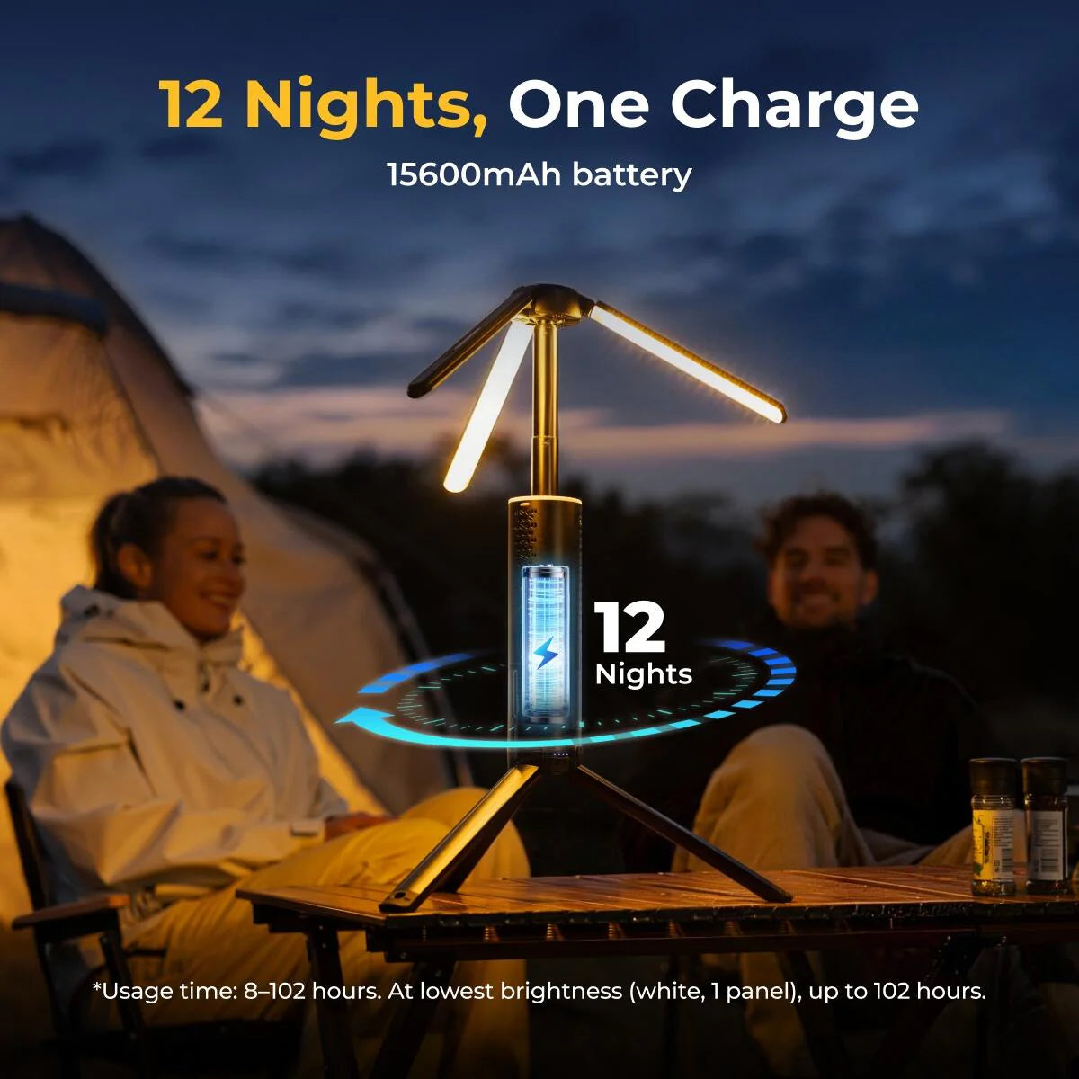 BougeRV T1 Portable Telescopic Lantern