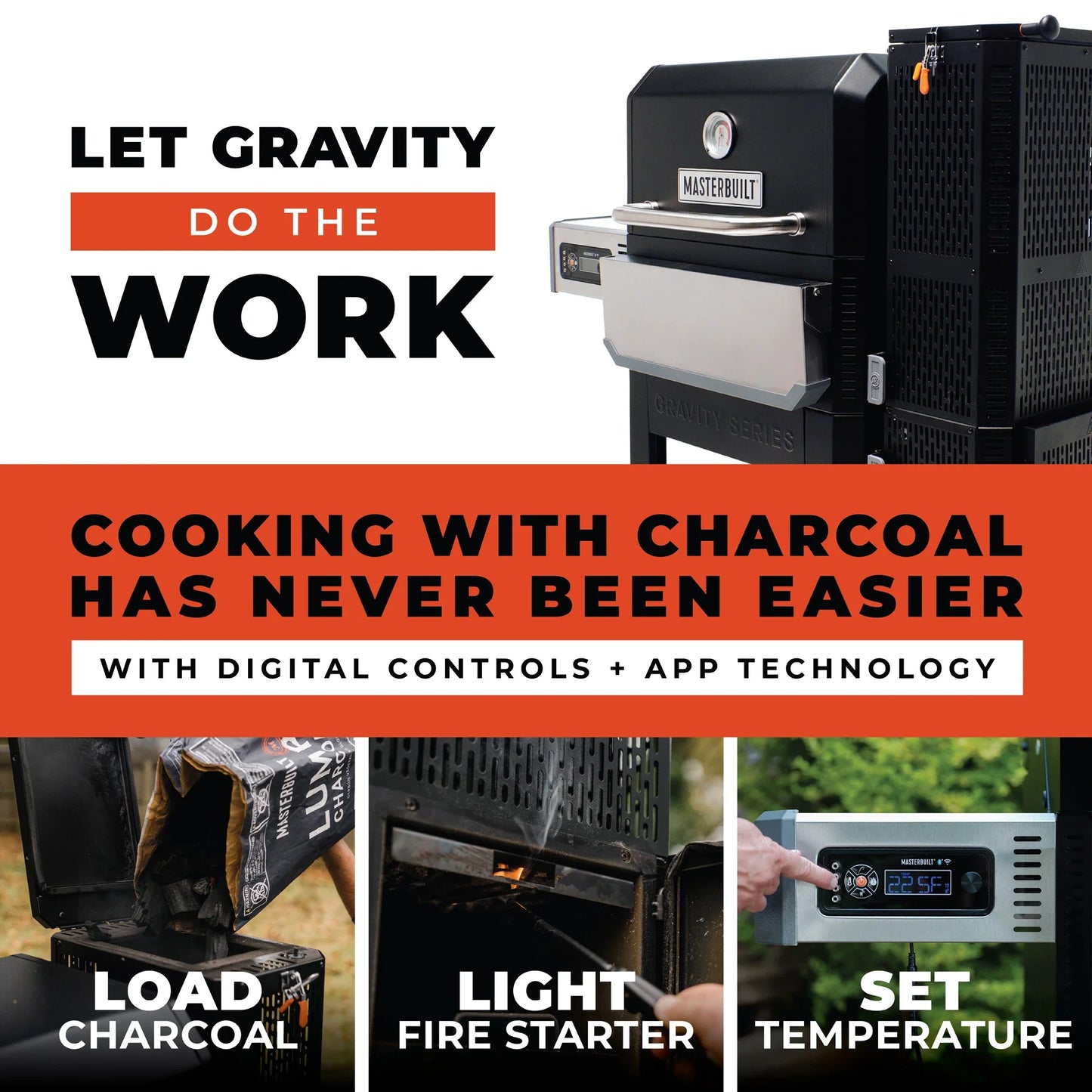 Masterbuilt Gravity 800 Griddle Grill + Smoker