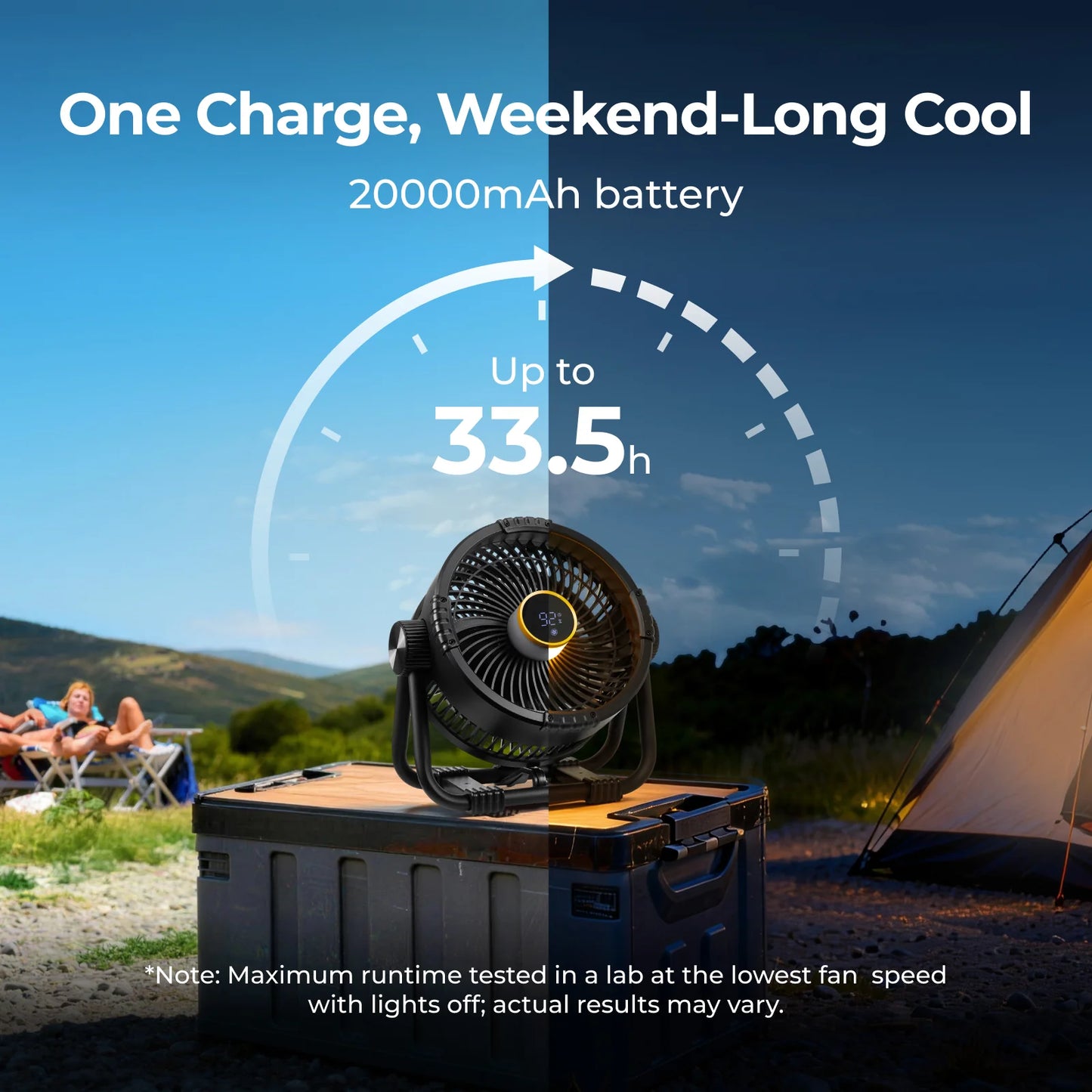 BougeRV F01 Portable Outdoor Fan