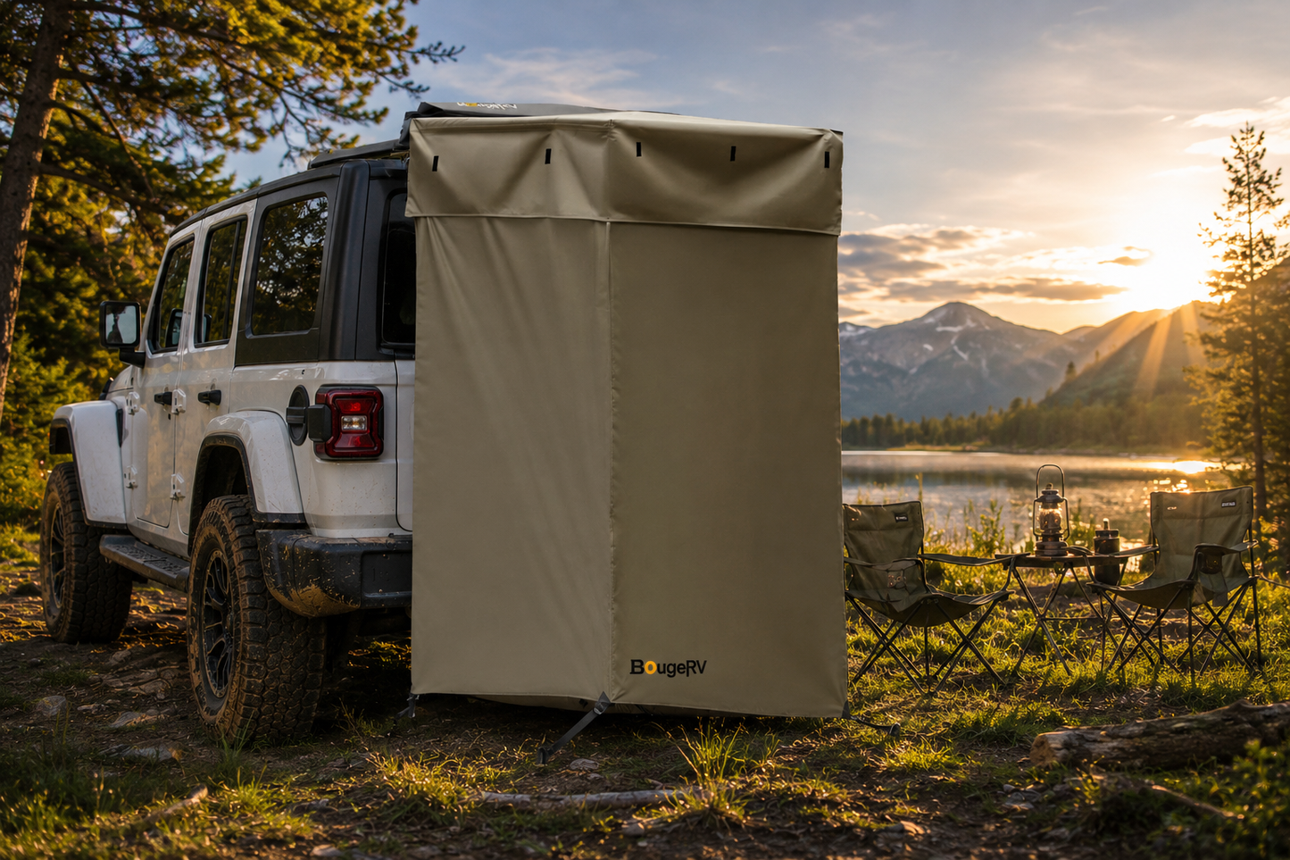 Car Shower Tent with Roof