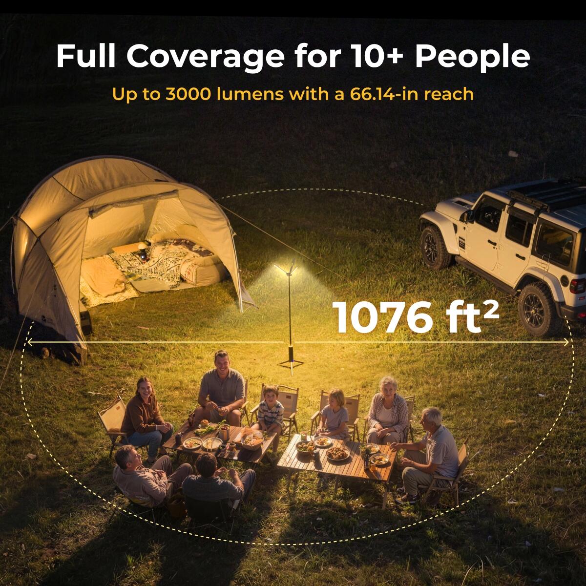 BougeRV T1 Portable Telescopic Lantern