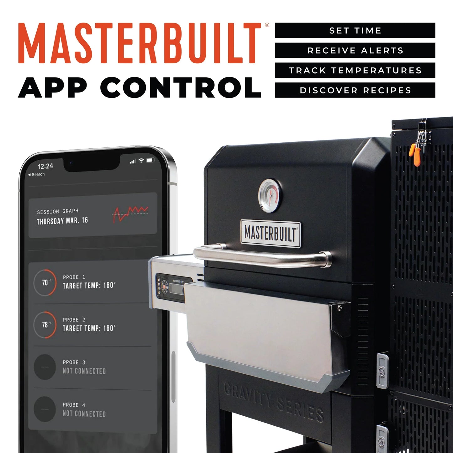 Masterbuilt Gravity 800 Griddle Grill + Smoker