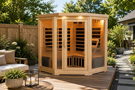 Sonoma 3-Person Infrared Corner Sauna