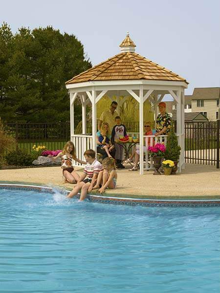 The White Vinyl Gazebo