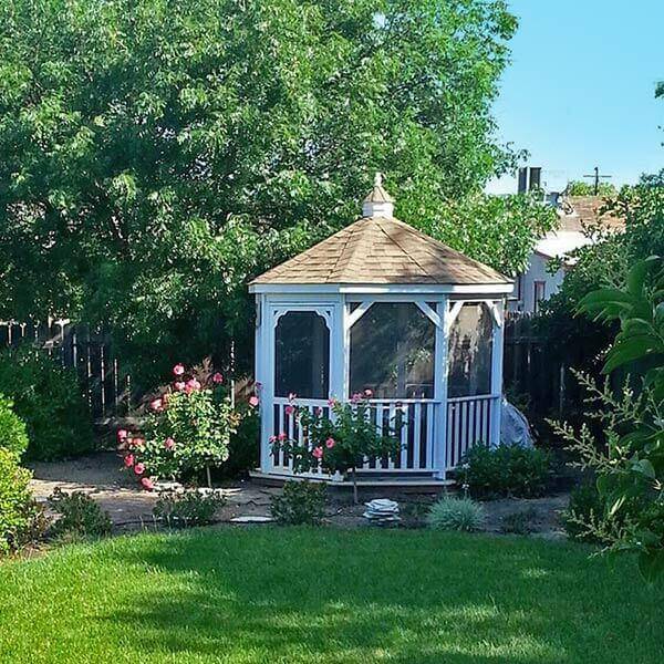 The White Vinyl Gazebo