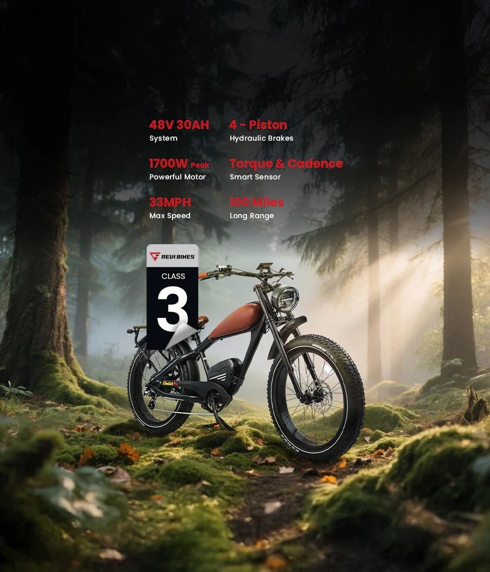Revibikes Cheetah Pro Vintage Electric Bike