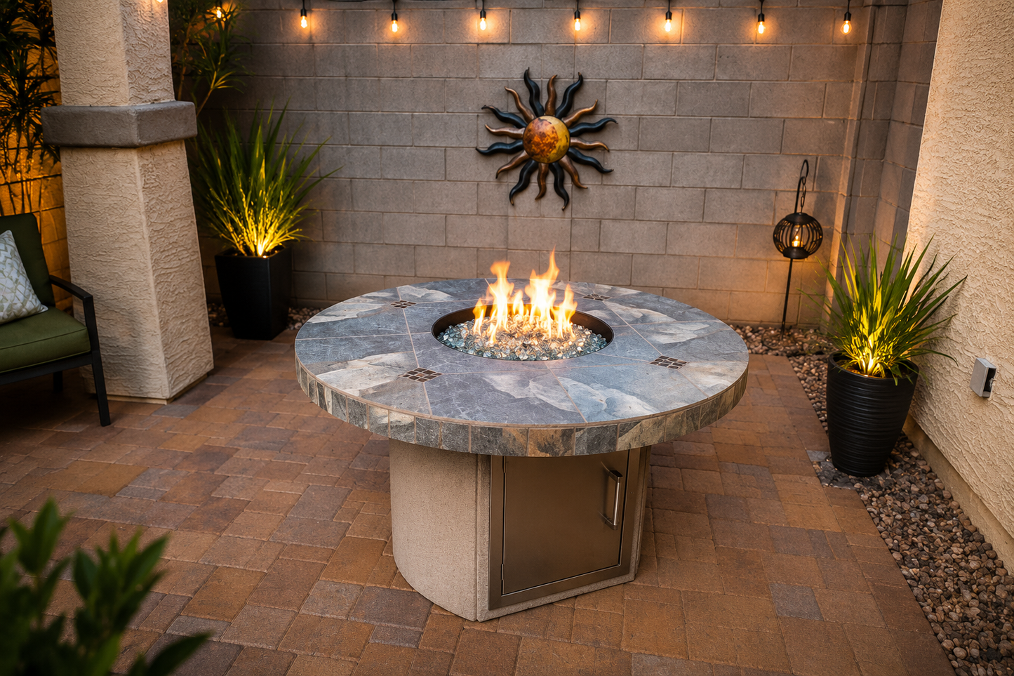 Bahama Outdoor Fire Table