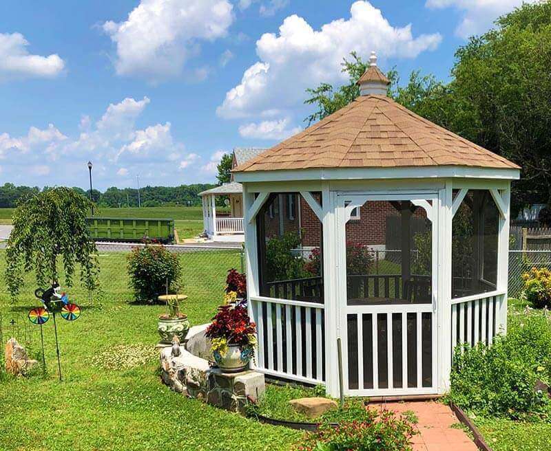 The White Vinyl Gazebo