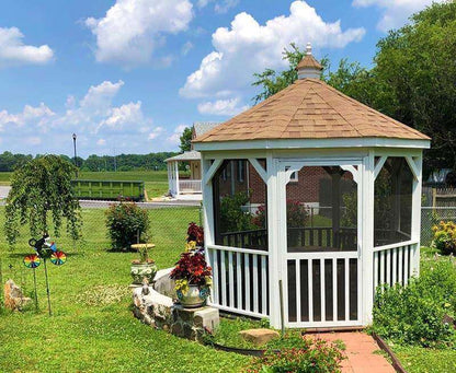 The White Vinyl Gazebo