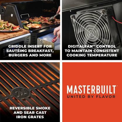 Masterbuilt Gravity 800 Griddle Grill + Smoker