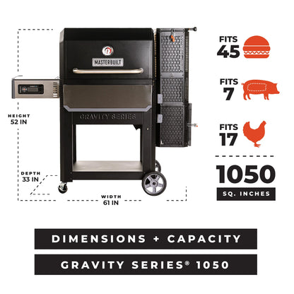 Masterbuilt Gravity 1050 Grill + Smoker