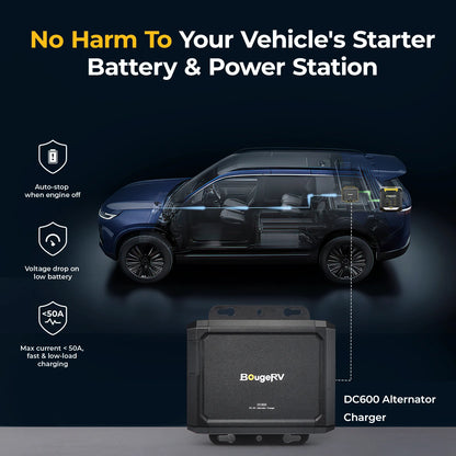 BougeRV DC600 Alternator Charger