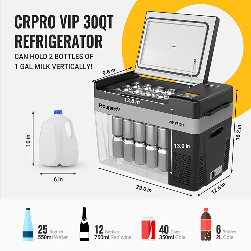 BougeRV CRPRO30 30QT Refrigerator