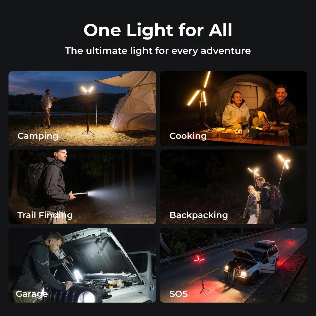 BougeRV T1 Portable Telescopic Lantern