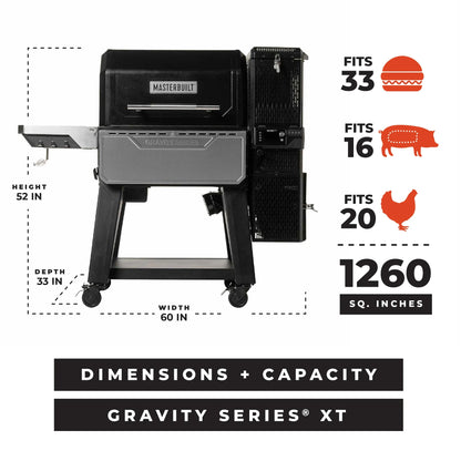 Masterbuilt Gravity XT Grill + Smoker