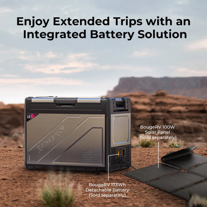 BougeRV Rocky 69QT Fridge + Battery