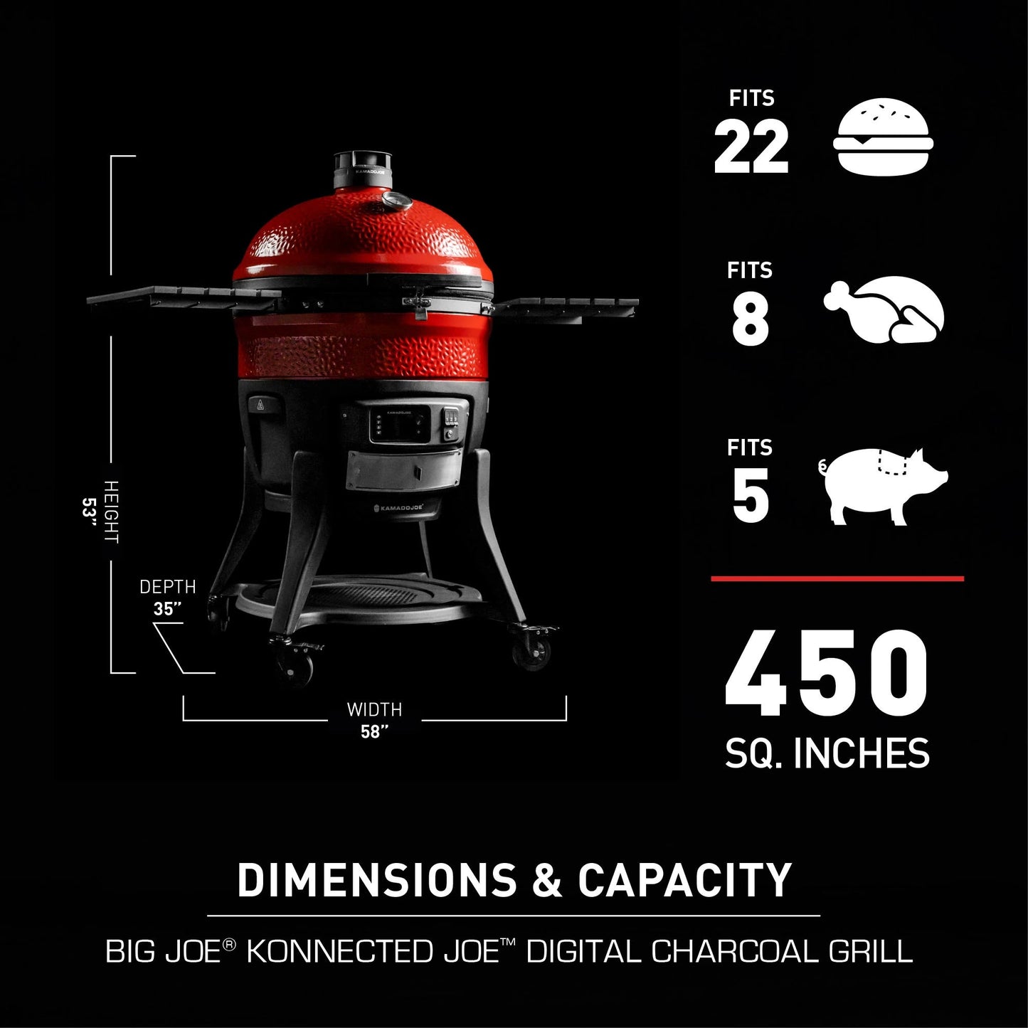 Big Joe® Konnected Joe™ Grill + Smoker