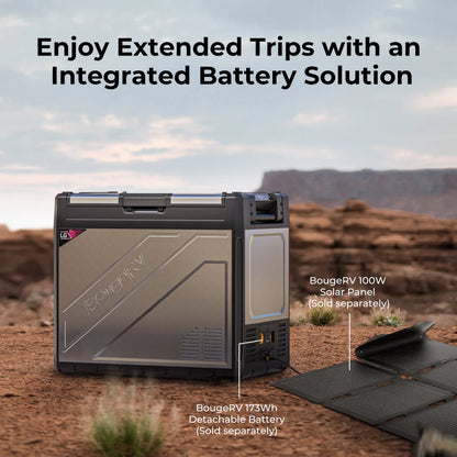 BougeRV Rocky 81QT Fridge + Battery