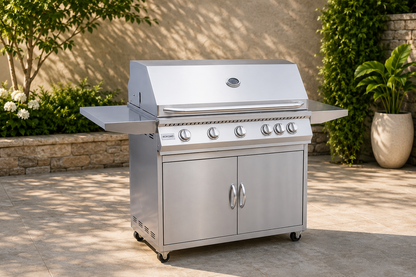 KoKoMo 40" 5 Burner Cart Grill