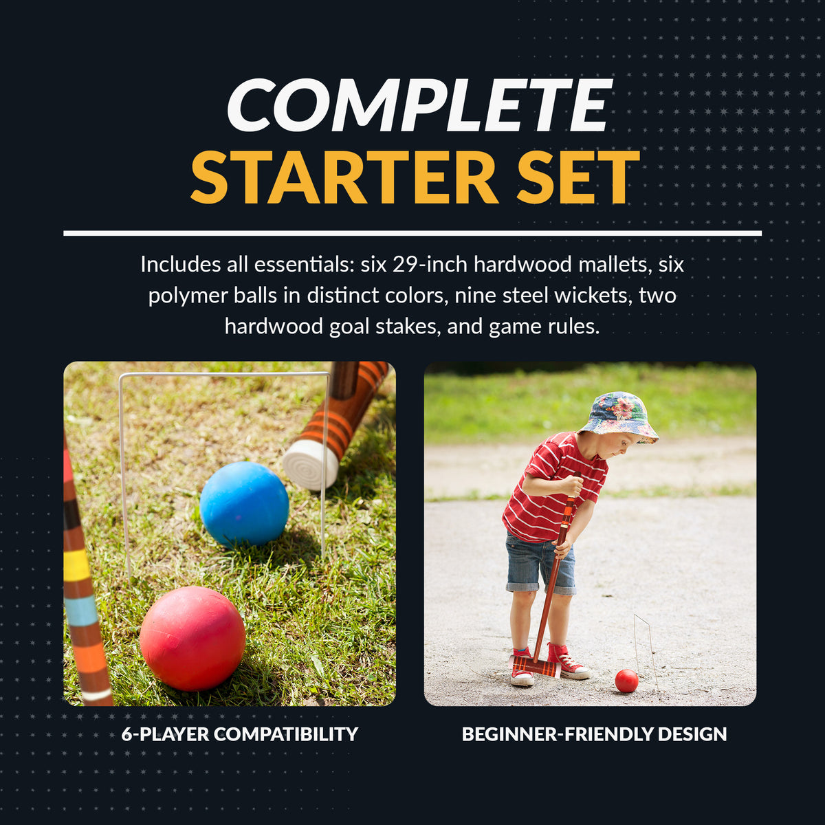 Croquet 6-Player Set