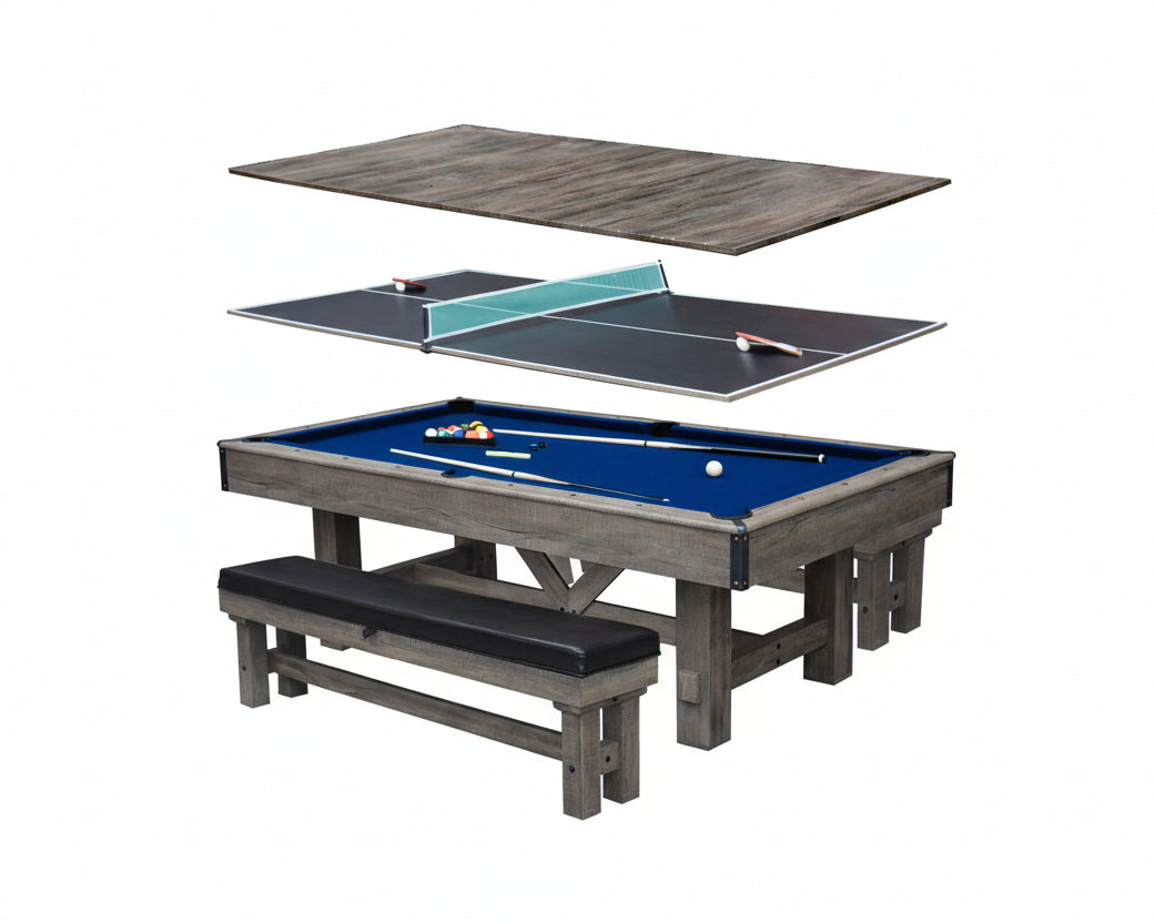 Logan 7' Pool Table Combo Set