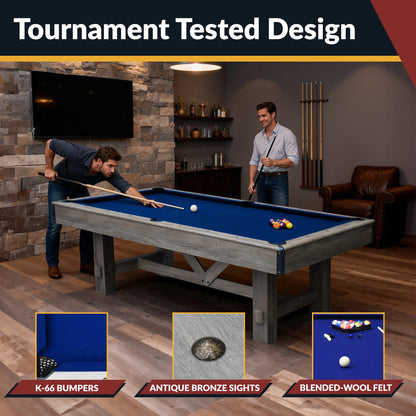 Logan 7' Pool Table Combo Set