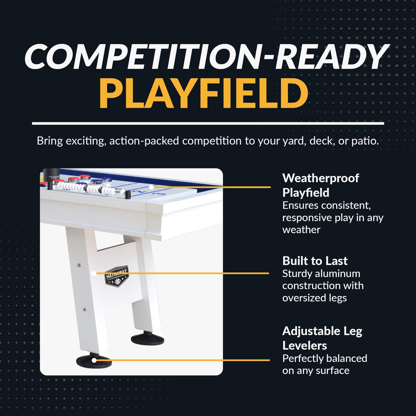 Crestline 12' Outdoor Shuffleboard Table