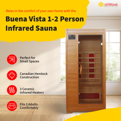Buena Vista 1-2 Person Infrared Sauna