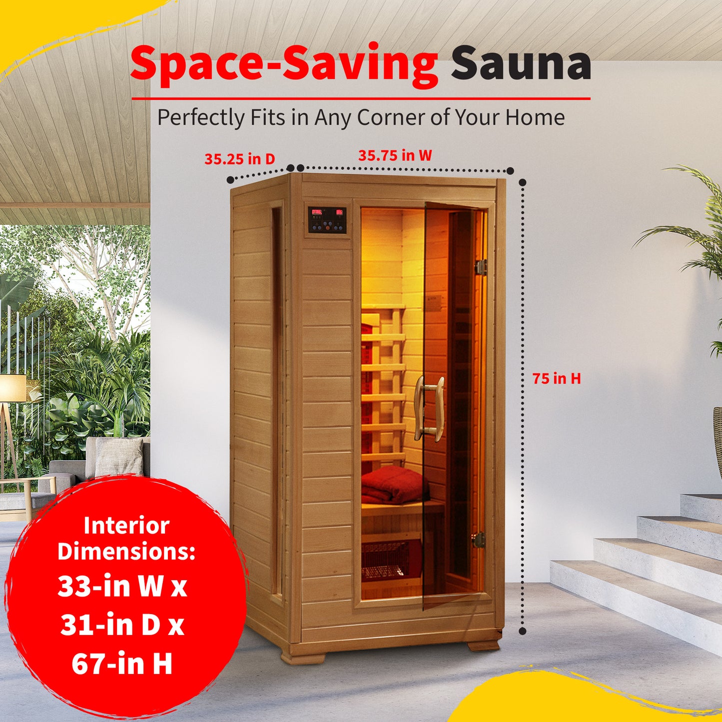 Buena Vista 1-2 Person Infrared Sauna