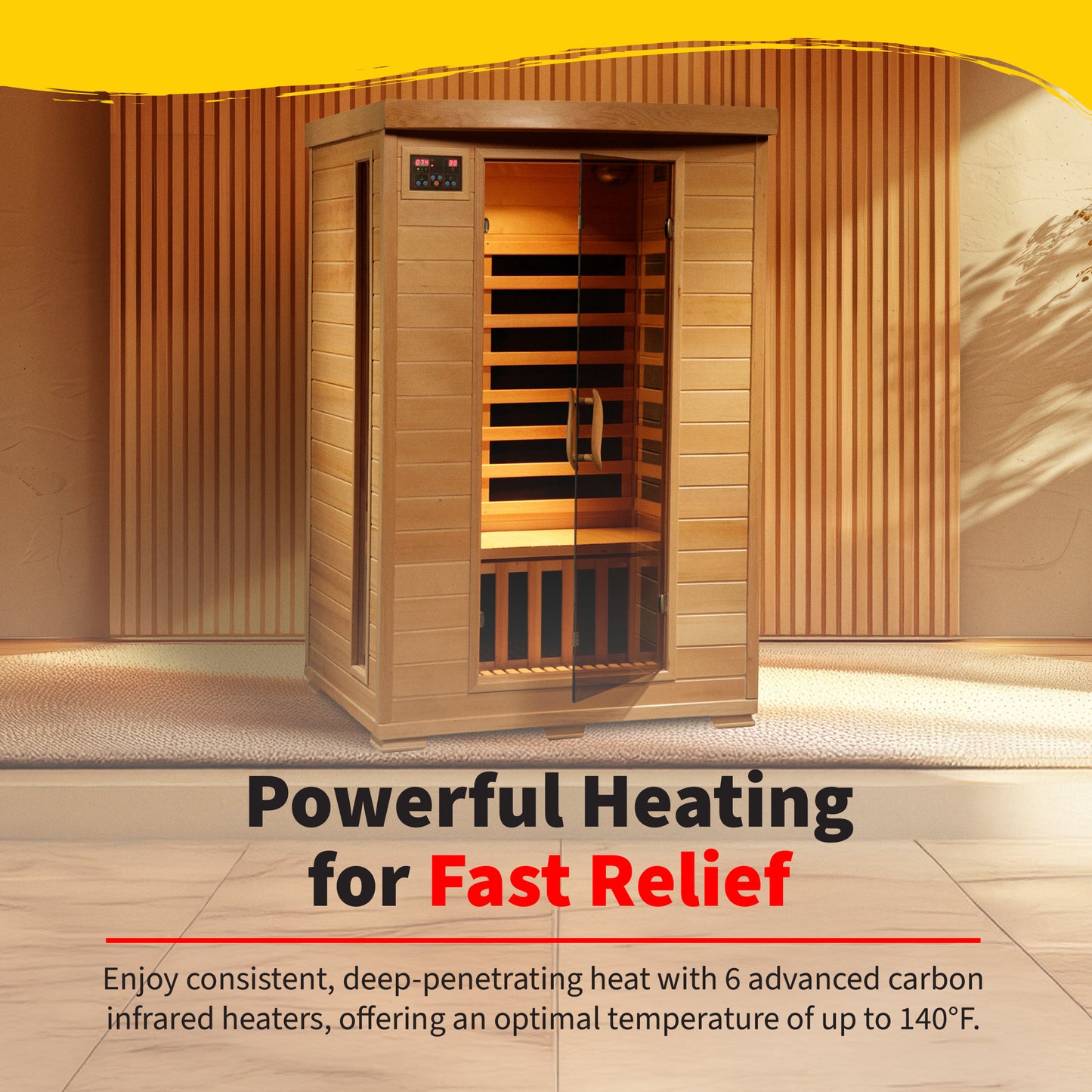 Coronado 2-Person Deluxe Infrared Sauna